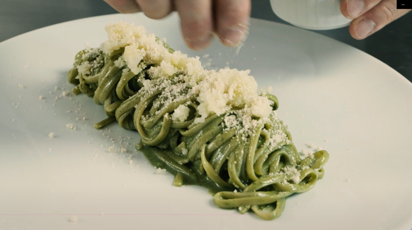 Linguine alla ligure con pesto biologico